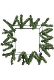 Square Work Wreath Form: Green 