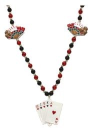 Royal Flush Casino Necklace