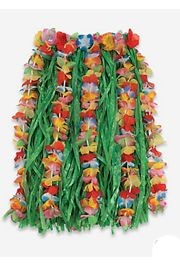 Child Plastic Flower Hula Skirt