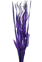 45in Tall Glittered Purple Natural Bouquet 