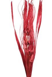45in Tall Glittered Red Natural Bouquet 