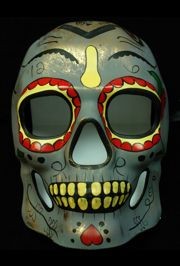 Day of the Dead Full Face Skull Masquerade Mask