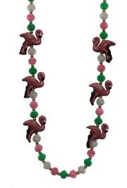 Pink Flamingo Berry Necklace