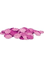 1 1/5in Assorted Cerise/ Pink Plastic Coins