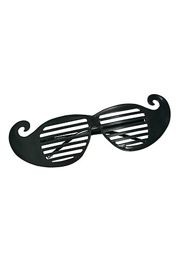 Mustache Plastic Shutter Shading Sunglasses