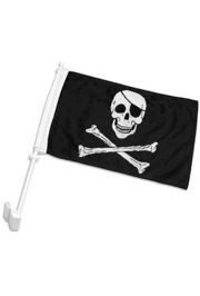 15in x 12in Pirate Double-Slide Car Polyester Flag 