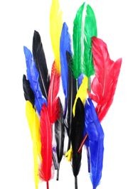 7gr Assorted Colors Craft Feathers