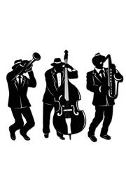 Jazz Trio Silhouettes 
