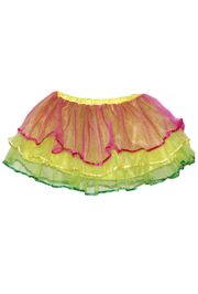 Pink/ Yellow/ Lime Green Color Tutu Skirt Adult Size