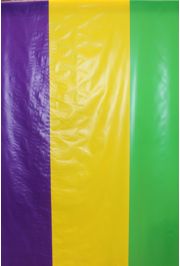 40in x 100ft Mardi Gras Plastic Table Cover Roll 
