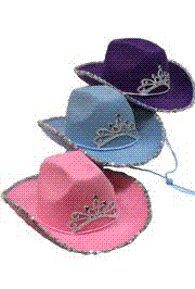 Girls LED Cowgirl Light-Up Hat