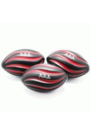 7in Long Red and Black Spiral Footballs with Pirate Design 