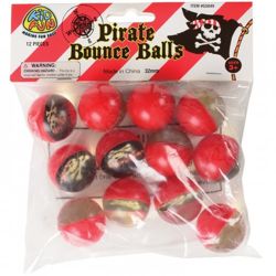 1.25in Pirate Bouncy Balls 