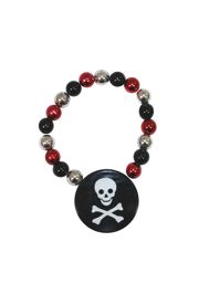 Pirate jewelry is a necessity to make a fashion statement. We have skull medallions, skull brooches, crossbones medallions, skeleton rings...